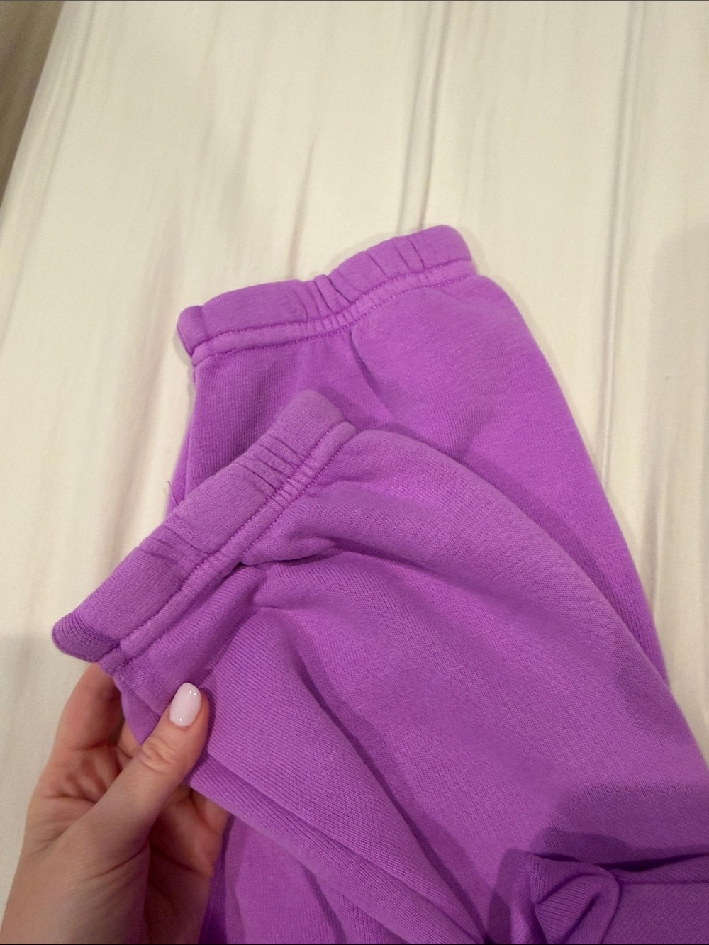 Aviator Nation Lilac Track Joggers with Embroidered Logo - Picture 4 of 4
